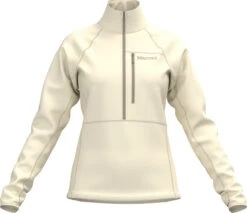 Marmot Olden Polartec 1/2 Rits Dames, Beige