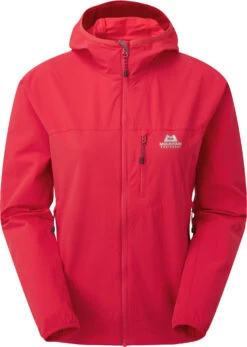 Mountain Equipment Echo Capuchon Jas Dames, Rood