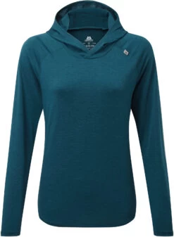 Mountain Equipment Glace Hoody Dames, Blauw