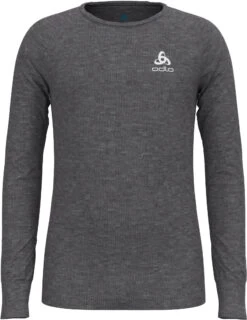 Odlo Active Warm Plus Top Ronde Hals L/S Kinderen, Grijs
