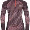 Odlo Blackcomb Plus Top Schildpadhals L/S Half-Zip Dames, Zwart -Sport- En Outdoorkleding odlo blackcomb eco top turtle neck l s half zip women black space dye 1