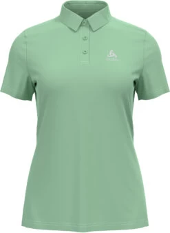Odlo Cardada Poloshirt S/S Dames, Groen