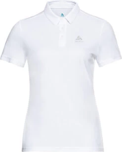 Odlo Cardada Poloshirt S/S Dames, Wit