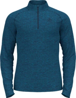 Odlo Sesvenna Midlayer Halfzip Heren, Blauw