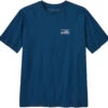 Patagonia 73 Skyline Organic T-Shirt Men, Blauw 1 Patagonia 73 Skyline Organic T-Shirt Men, Blauw -Sport- En Outdoorkleding patagonia 73 skyline organic t shirt men lagom blue 1