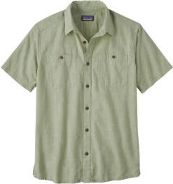 Patagonia Back Step SS Shirt Men, Groen