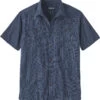 Patagonia Back Step SS Shirt Men, Blauw 1 Patagonia Back Step SS Shirt Men, Blauw -Sport- En Outdoorkleding patagonia back step ss shirt men rainfall plaid stone blue 1