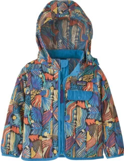 Patagonia Baggies Jacket Kids, Blauw/bont