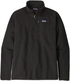 Patagonia Better Sweater 1/4 Ritssluiting Heren, Zwart