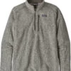 Patagonia Better Sweater 1/4 Ritssluiting Heren, Grijs -Sport- En Outdoorkleding patagonia better sweater 1 4 zip hoody men stonewash 1
