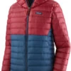 Patagonia Down Sweater Hoody Heren, Rood/blauw 1 Patagonia Down Sweater Hoody Heren, Rood/blauw -Sport- En Outdoorkleding patagonia down sweater hoody men blue tidb 1