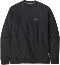 Patagonia Fitz Roy Icon Uprisal Crew Sweatshirt, Zwart