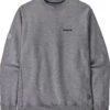 Patagonia Fitz Roy Icon Uprisal Crew Sweatshirt, Grijs -Sport- En Outdoorkleding patagonia fitz roy icon uprisal crew sweatshirt grey glh 1