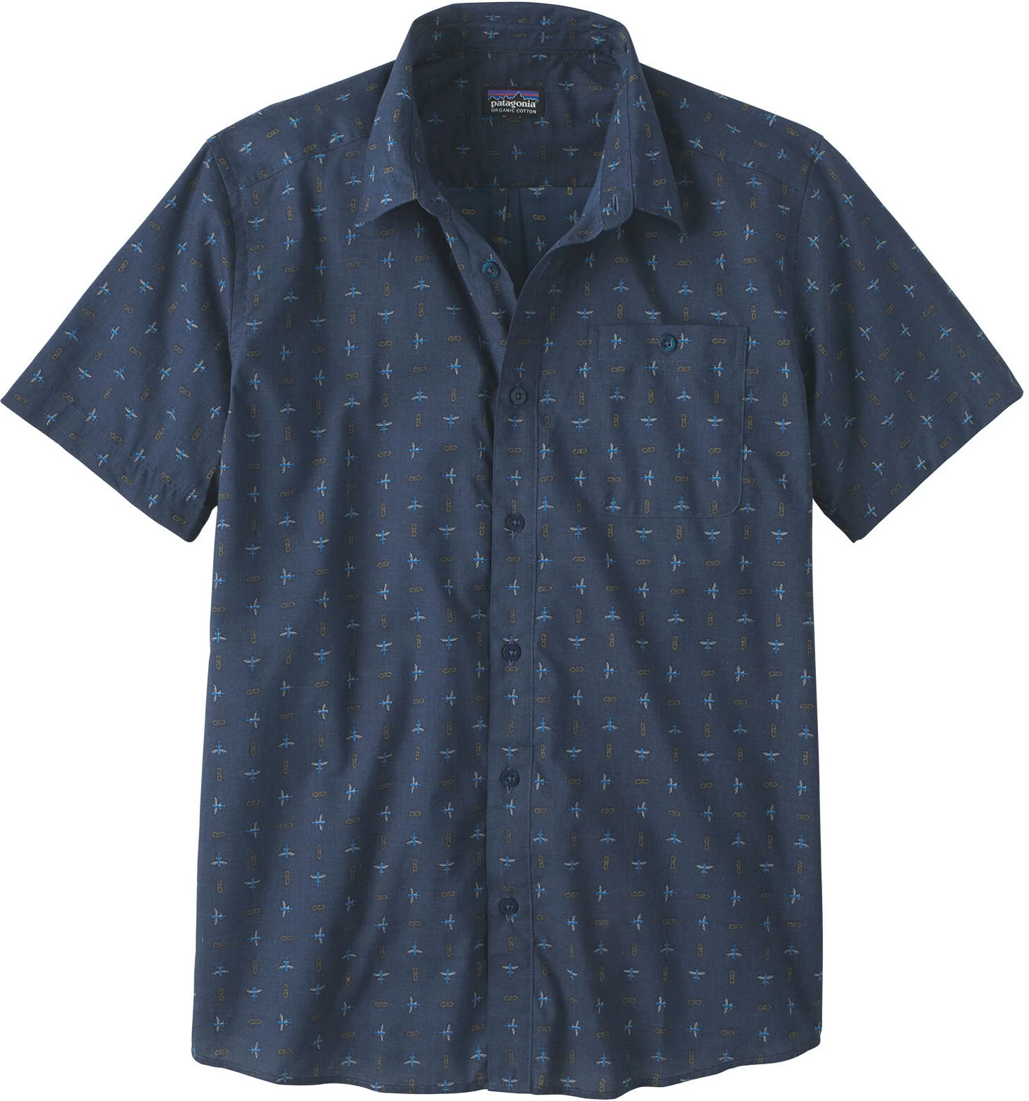Patagonia Go To SS Shirt Men, Blauw 3 Patagonia Go To SS Shirt Men, Blauw