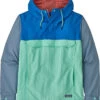 Patagonia Isthmus Anorak Men, Blauw/groen -Sport- En Outdoorkleding patagonia isthmus anorak men early teal 1