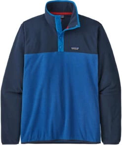 Patagonia Micro D Snap-T Pullover Heren, Blauw