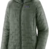 Patagonia Micro Puff Hoody Dames, Olijf -Sport- En Outdoorkleding patagonia micro puff hoody women green hmkg 1