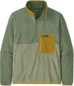 Patagonia Microdini Trui Met Halve Rits Heren, Groen