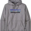 Patagonia P-6 Logo Label Uprisal Hoody, Grijs