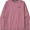 Patagonia P-6 Logo LS Verantwoordelijkheid Heren, Violet -Sport- En Outdoorkleding patagonia p 6 logo ls responsibili tee men evening mauve 1
