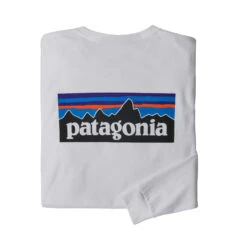 Patagonia P-6 Logo LS Verantwoordelijkheid Heren, Wit