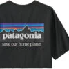 Patagonia P-6 Mission Organic T-Shirt Men, Zwart -Sport- En Outdoorkleding patagonia p 6 mission organic t shirt men ink black 1