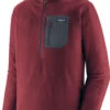 Patagonia R1 Air Jasje Met Rits Heren, Rood