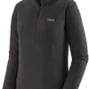 Patagonia R1 Air Sweater Met Rits Dames, Zwart -Sport- En Outdoorkleding patagonia r1 air zip neck sweater women black 1