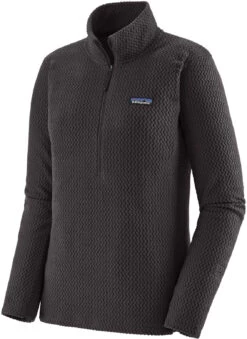 Patagonia R1 Air Sweater Met Rits Dames, Zwart