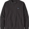 Patagonia Regenerative Organic Certified Cotton Crew Sweatshirt, Zwart -Sport- En Outdoorkleding patagonia regenerative organic certified cotton crew sweatshirt black inbk 1