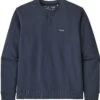 Patagonia Regenerative Organic Certified Cotton Crew Sweatshirt, Blauw -Sport- En Outdoorkleding patagonia regenerative organic certified cotton crew sweatshirt smolder blue 1
