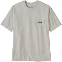 Patagonia Regenerative Organic Certified Cotton Lichtgewicht Pocket Tee Heren, Wit