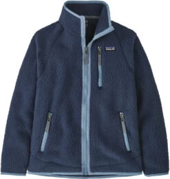 Patagonia Retro Pile Jas Jongens, Blauw