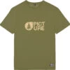 Picture Basement Cork Tee Heren, Olijf