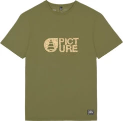 Picture Basement Cork Tee Heren, Olijf