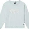 Picture Basement Crew Top Dames, Blauw -Sport- En Outdoorkleding picture basement crew top women misty blue 1