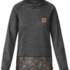 Picture Blossom Grid Fleece Dames, Grijs -Sport- En Outdoorkleding picture blossom grid fleece women black 1