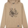 Picture D&S Map Hoodie Heren, Beige -Sport- En Outdoorkleding picture d s map hoodie men dark stone 1