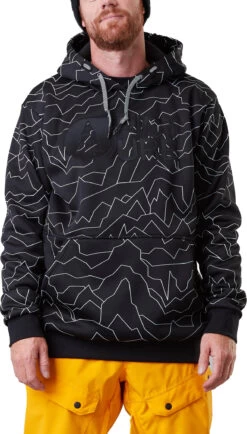 Picture Park Tech Hoodie Heren, Zwart