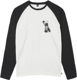 Picture Pearce LS Tee Heren, Wit/zwart