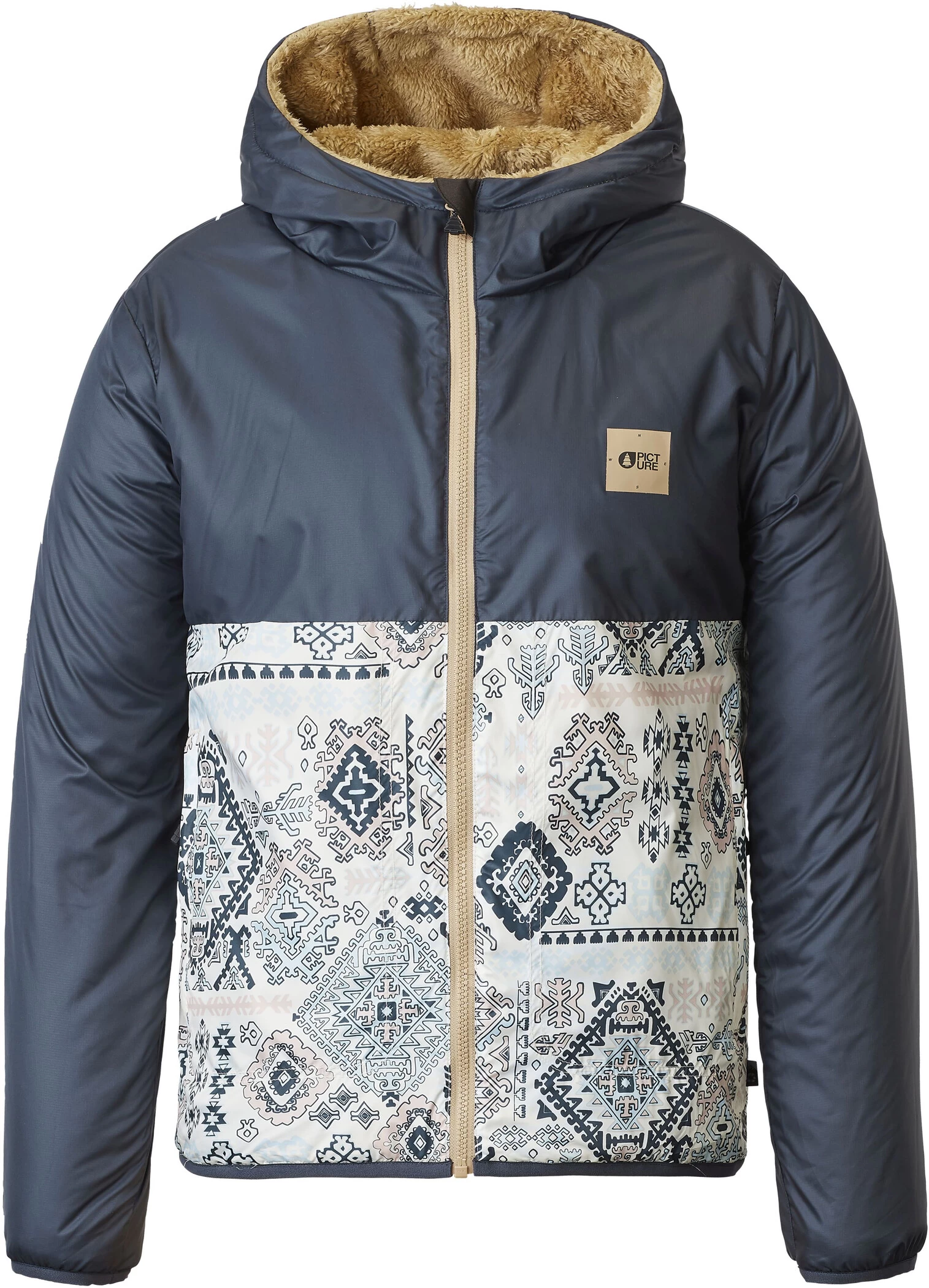 Picture Posy Jas Dames, Blauw/beige 3 Picture Posy Jas Dames, Blauw/beige