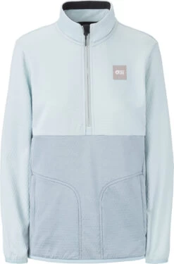 Picture Tahita Grid Fleece Top Dames, Blauw