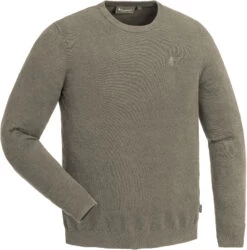 Pinewood Värnamo Crewneck Gebreide Trui Heren, Grijs