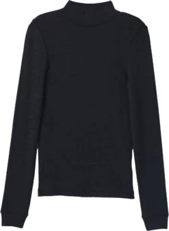 Prana Foundation Rib Halsoverhemd Dames, Zwart