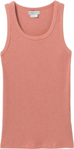 Prana Foundation Rib Tanktop Dames, Rood