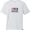 Prana Standard Mountain SS T-shirt Heren, Wit -Sport- En Outdoorkleding prana standard mountain ss t shirt men white 1