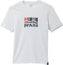 Prana Standard Mountain SS T-shirt Heren, Wit