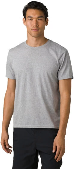 Prana Standard SS Crew T-shirt Heren, Grijs