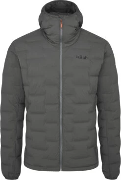 Rab Cubit Stretch Down Hoody Heren, Grijs