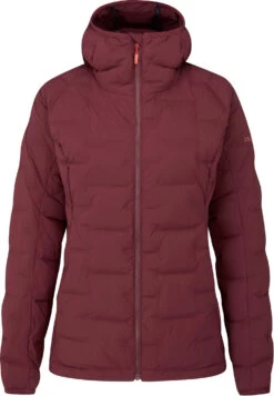 Rab Cubit Stretch Down Hoody Dames, Rood